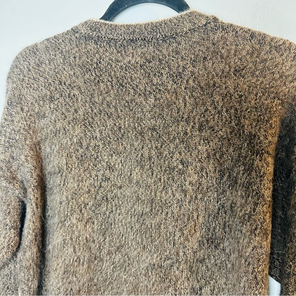 Vtg Women's‎ Button Up Sweater Handmade from Peru Alpaca Wool Llama.C58 - Picture 9 of 12